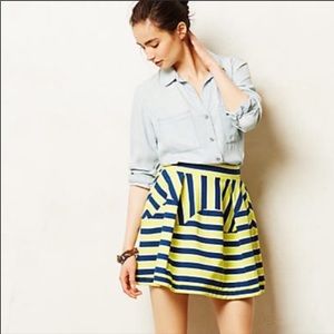 ⚡️Anthropologie Statement Yellow Skirt Size S